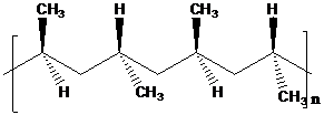 间规聚丙烯分子结构式