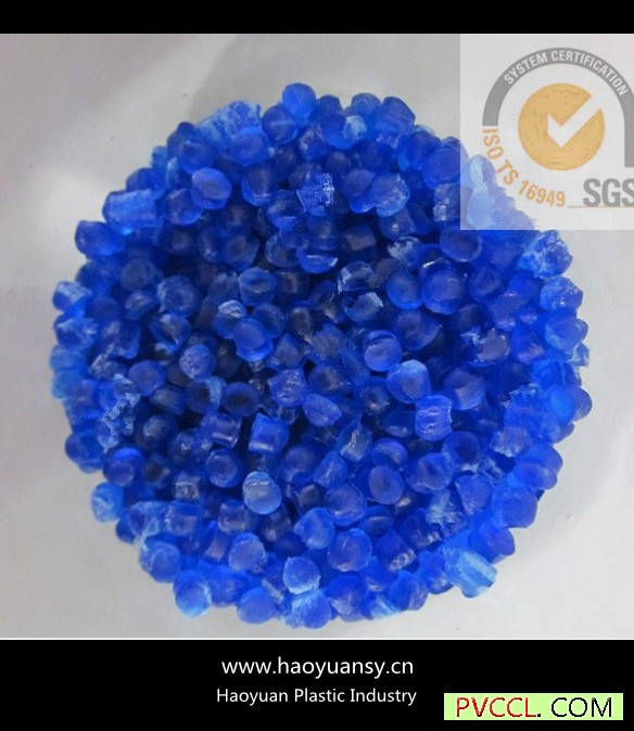 Transparent Blue Soft PVC Compounds